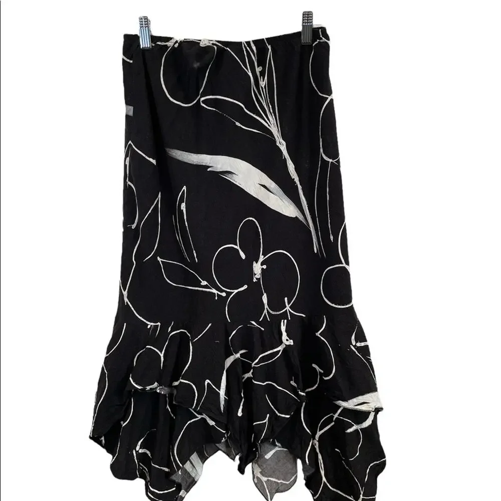 Jams World ruffle handkerchief skirt Medium Preowned - Picture 2 of 3